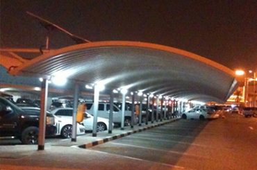 Solar Lights for Staff Car Park at Kuwait International Airport